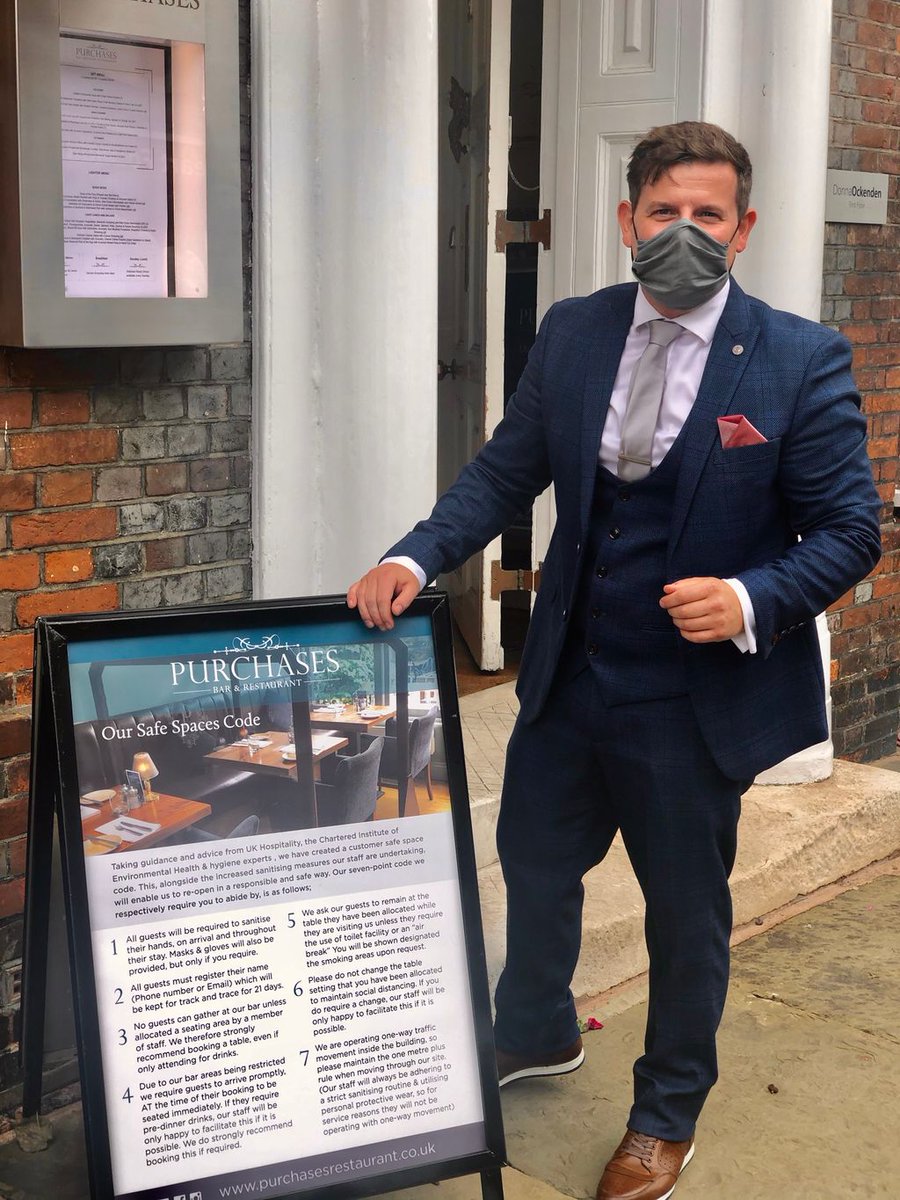 Who said safety can’t be sexy? 😁

Thought we needed to look our sharpest for Re-opening day 😎 

Very kindly supplied from The Establishment Menswear #Chichester 
@theestablishment_menswear

#PurchasesChi #WestSussex #Restaurants #ReOpening