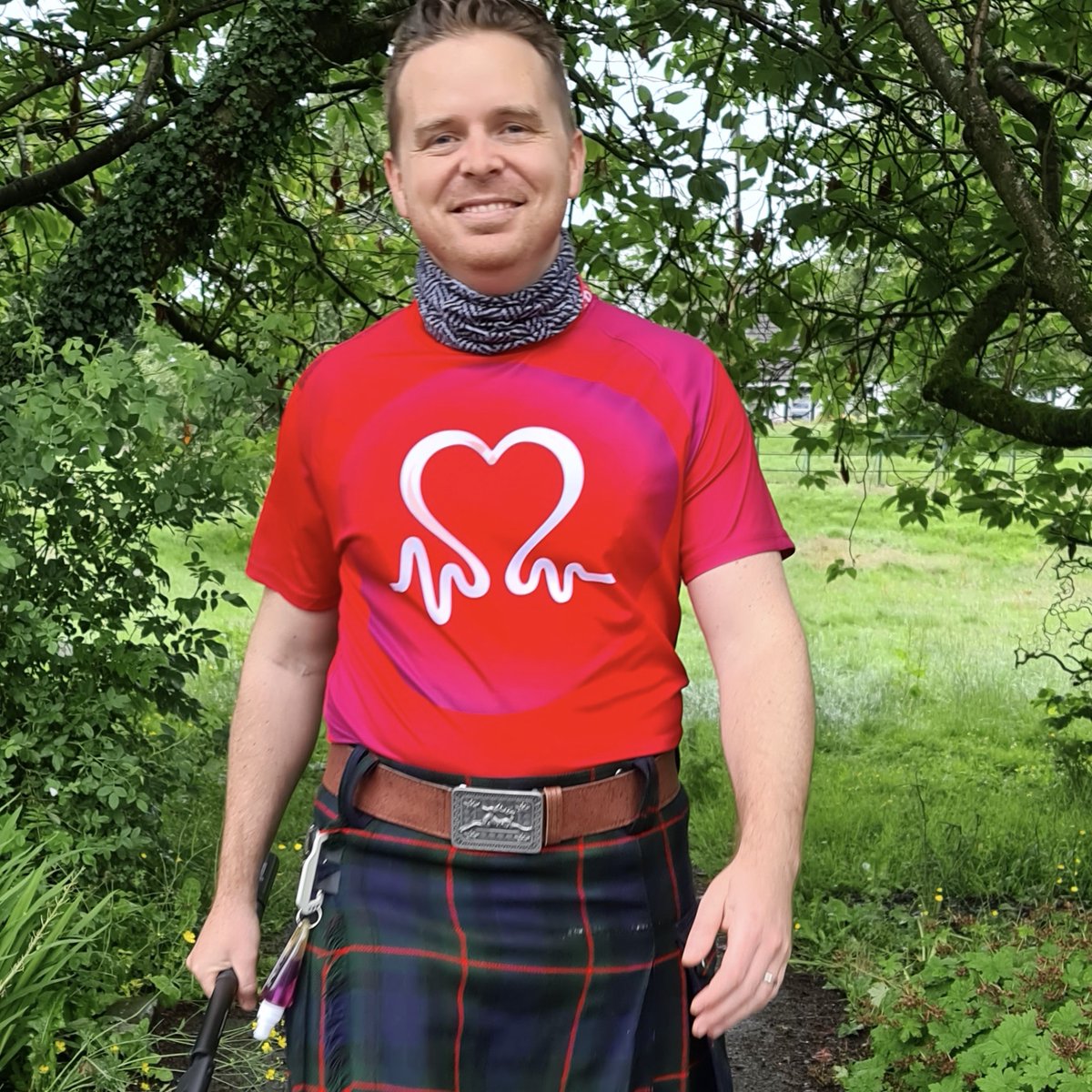 Huge thanks &amp; virtual high 5s to our good friend Fynn <a href="/FoshoVideo/">FoSho Video</a> who is raising money for us, taking part in this weekend’s virtual Dundee <a href="/thekiltwalk/">Kiltwalk</a> - and rocking the kilt too!! 👏👏