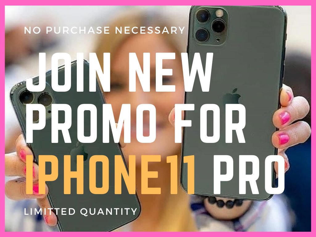 _Awakening_J's tweet photo. Join New Promo For Iphone 11 PRO
https://t.co/sEXUCWje9T https://t.co/G6QjNaN6SM