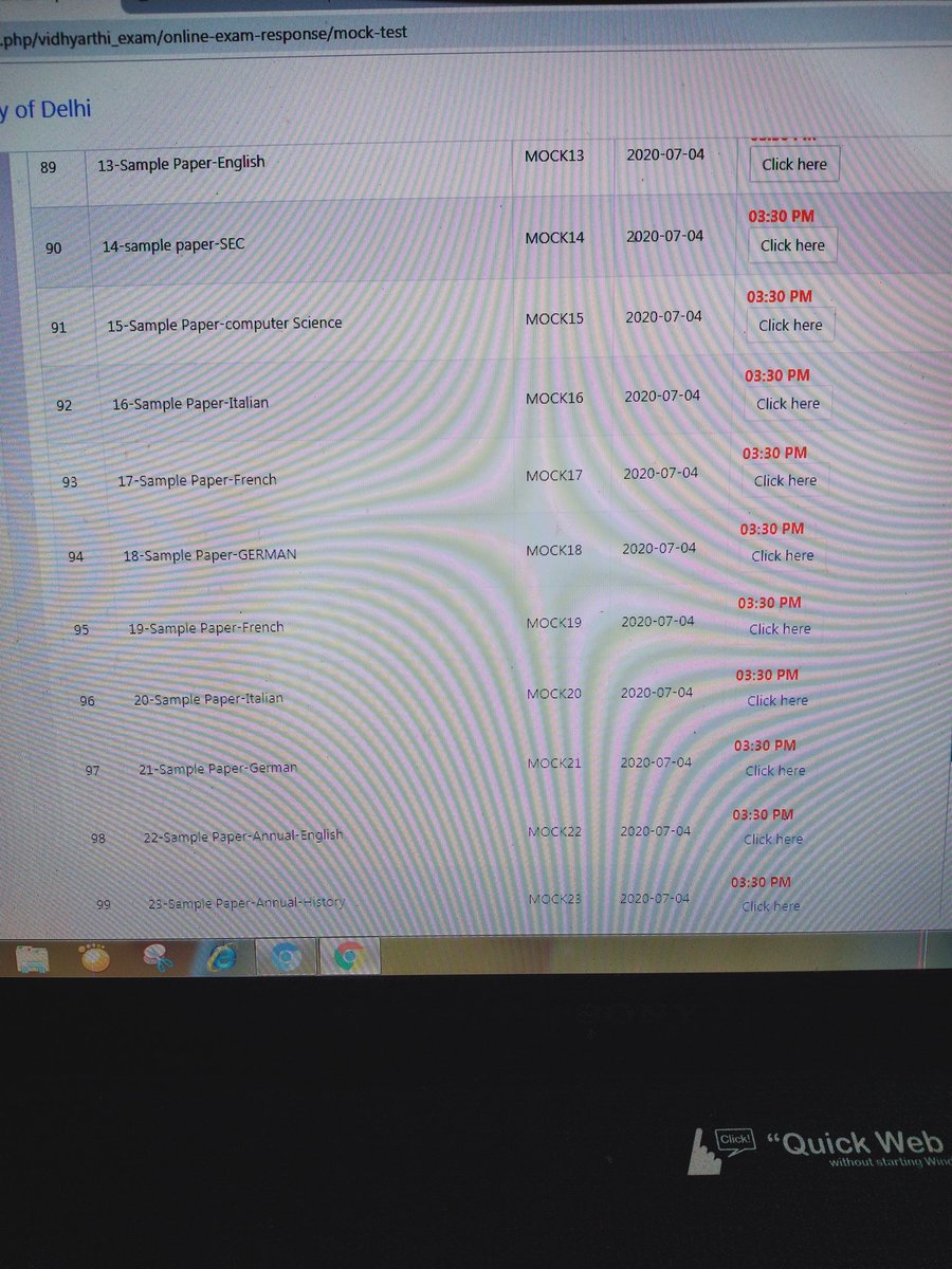 Muskan90868818's tweet photo. #DUAgainstOnlineExams
They've uploaded mock test paper without any unique paper code whenever I open any English paper ,paper frm B.A program opens .It took 1hr to open right question paper. I couldn't get time to write answer . 
#ScrapOBE 
#DrRPNishank https://t.co/niRuioissc