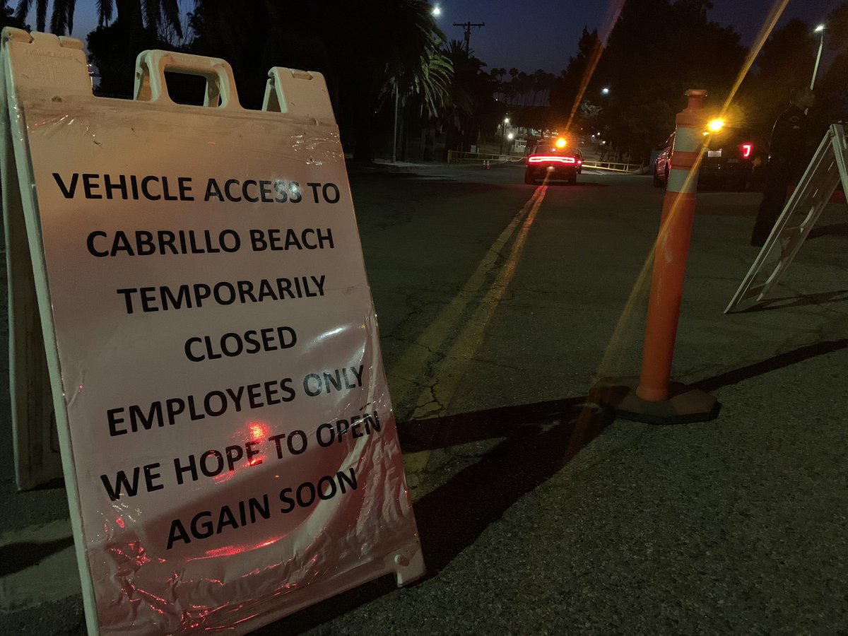 This is a reminder that all LA County Beaches are closed this #FourthofJuly weekend. This includes Cabrillo Beach. Remember to adhere to <a href="/MayorOfLA/">Mayor Karen Bass</a> #SaferAtHome directives and have a safe weekend.