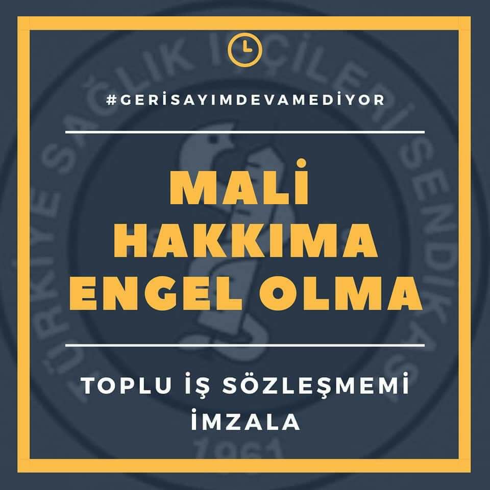 ademsygl1's tweet photo. @hakiskonf @ozsaglikissen 
#saglikiscileritisbekliyor 
Günler ayları aylar yılları kovaladı. Artık sağlık işçisinin ne morali ne motivasyonu ne aile huzuru ne de cebinde 3 kuruş parası kaldı! 
#GERİSAYIMDEVAMEDİYOR https://t.co/5offeZXQkJ