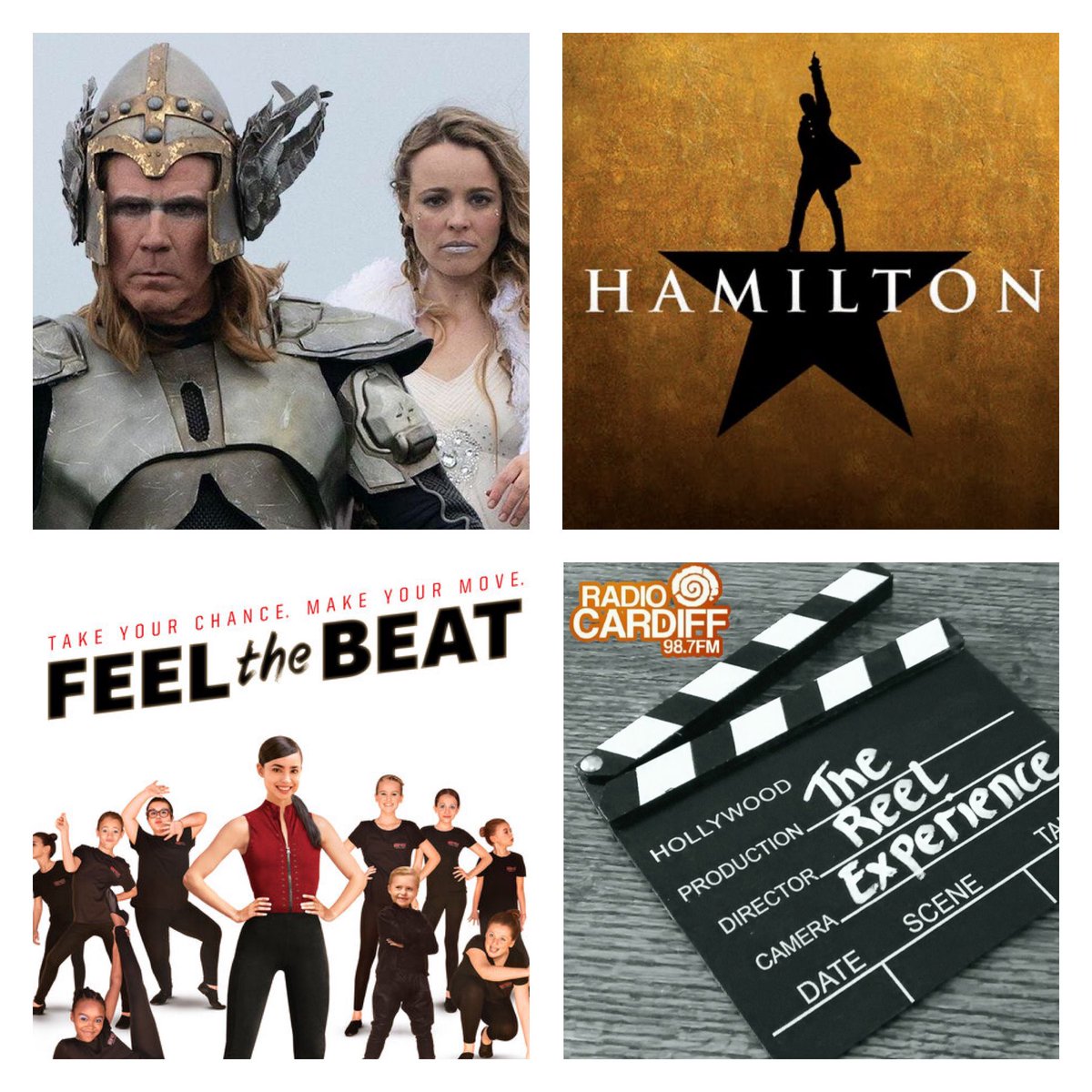 Hello, Europe!
These are the results of the Cardiff jury on the following:
#EurovisionSongContestTheStoryofFireSaga, <a href="/HamiltonMusical/">Hamilton</a>, and #FeelTheBeat.
JOIN US AT 2PM TODAY...
Don’t throw away your shot at hearing our non-stop take on all of the above!*
*Sorry, not sorry.