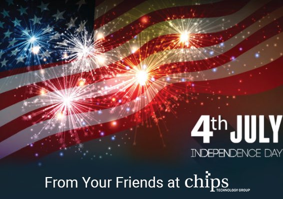 CHIPSTechGroup's tweet image. Happy Independence Day! #FourthofJuly