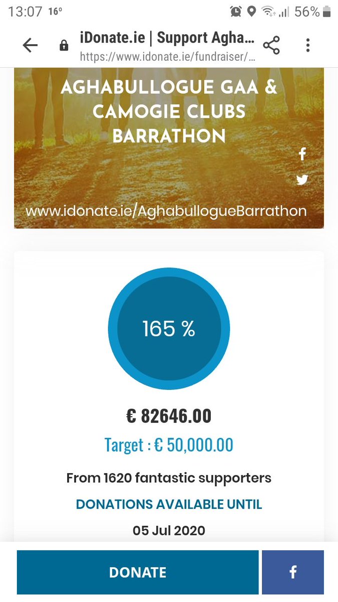 aghabulloguegaa's tweet photo. We are currently at a MASSIVE
€82,646 with donations finishing this weekend. Still time to donate for a fantastic Children's Cancer Charity. Click on link
https://t.co/hbXp7I3xoC
#fightlikeachild #barrathon #keepitup @AoibheannPinkT https://t.co/uzmLqwgkHN