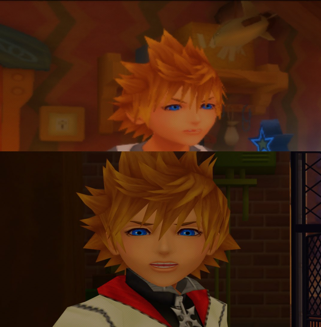 DVNNYXD's tweet photo. Top pic native ps2 resolution vs upscaled in 5k #pscx2 #PCGamer https://t.co/bYXvfIwv92