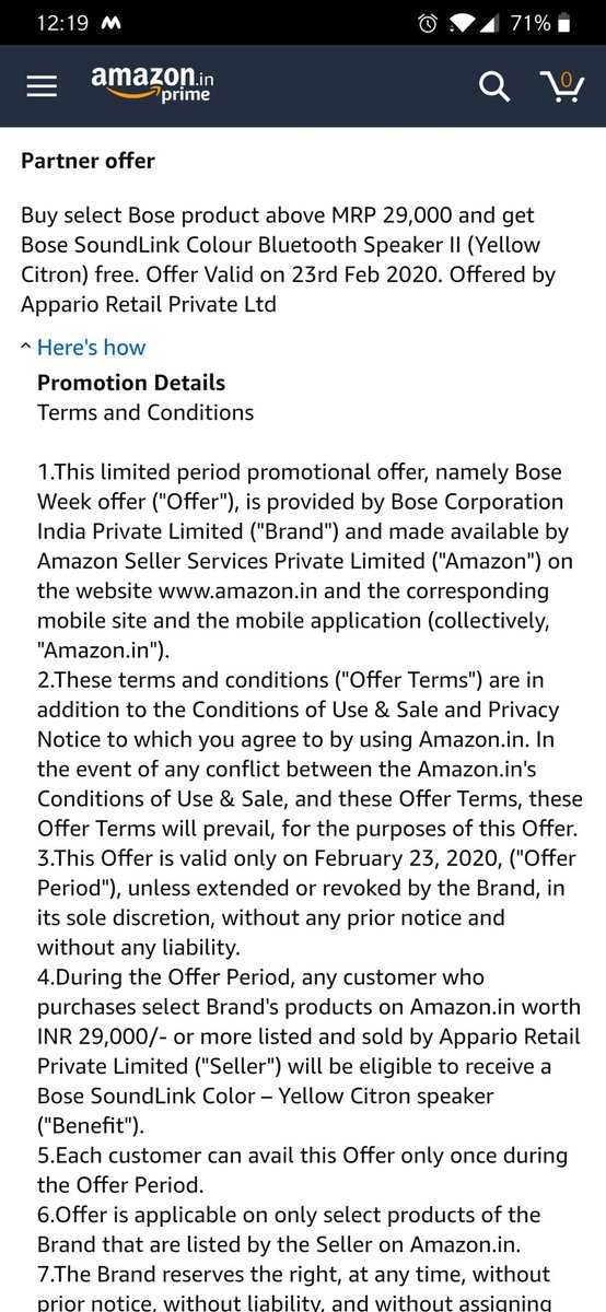 RohitHans's tweet photo. @AmazonHelp Please find below the offer details: https://t.co/ydqrMuQes2