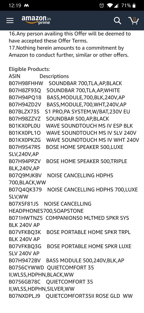 RohitHans's tweet photo. @AmazonHelp Please find below the offer details: https://t.co/ydqrMuQes2