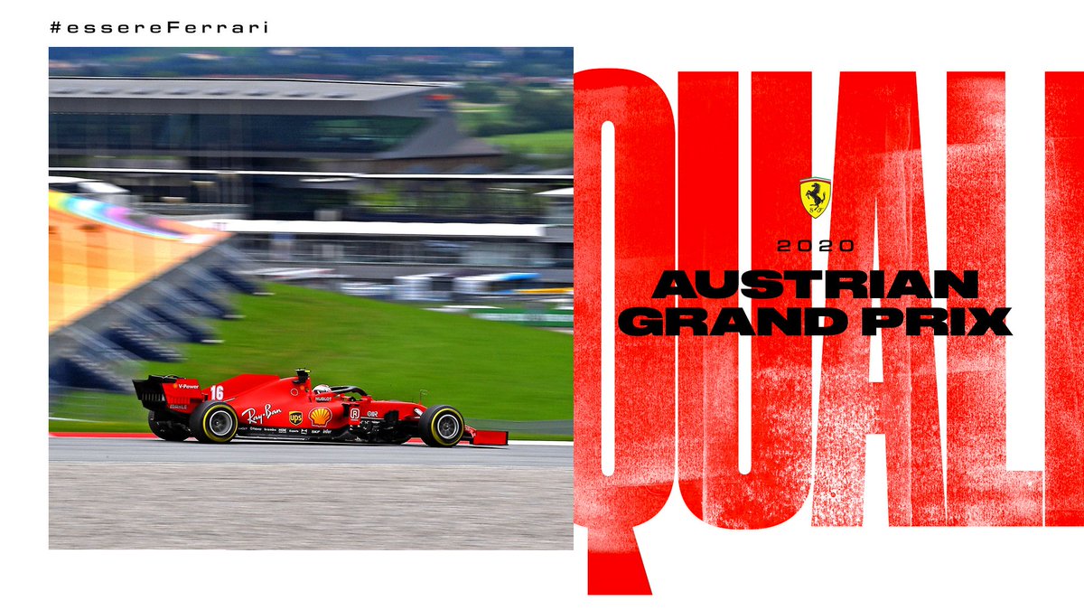 ScuderiaFerrari's tweet photo. Time to turn it up ⬆️

#essereFerrari 🔴 #AustrianGP https://t.co/OsBHM4xQDG