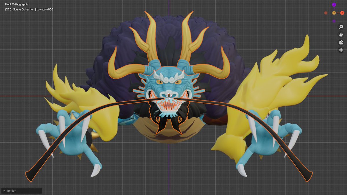 X X Kaido Dragon Form One Piece Sea S Adventure Roblox Robloxdev Blender