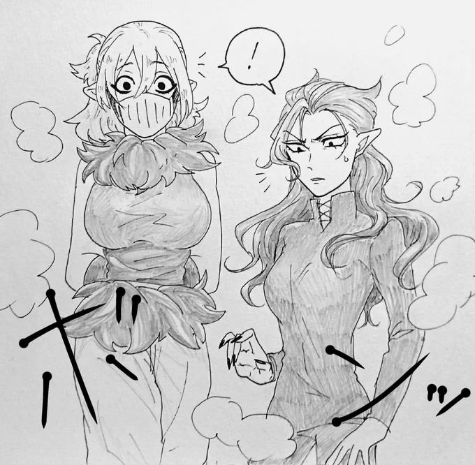 ⚠女体化注意
ぺらさんって魔術使うのかな?
漫画ど初心者な上に描きたいところだけ描いたので意味が分かりません😌なんでも許せる方向けと思います 