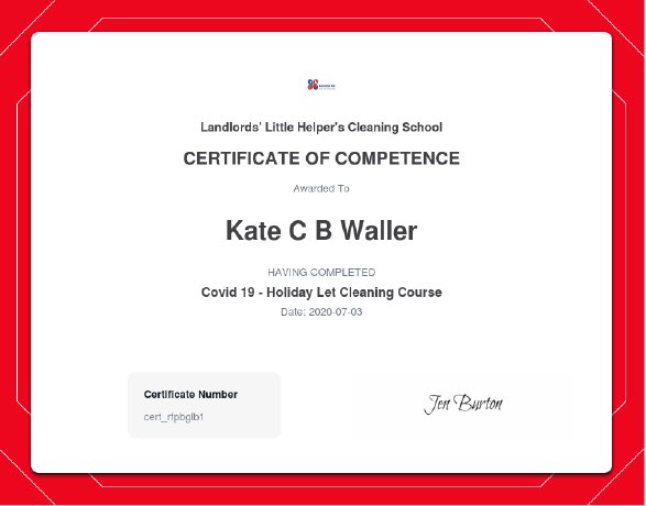 We’re proud to announce that we can officially say ‘We’re Good to Go’ with Visit Britain after completing a course designed to help owners of self catering properties! We’re really confident the cottage if entriely safe and we’re looking forward to welcoming guests soon!