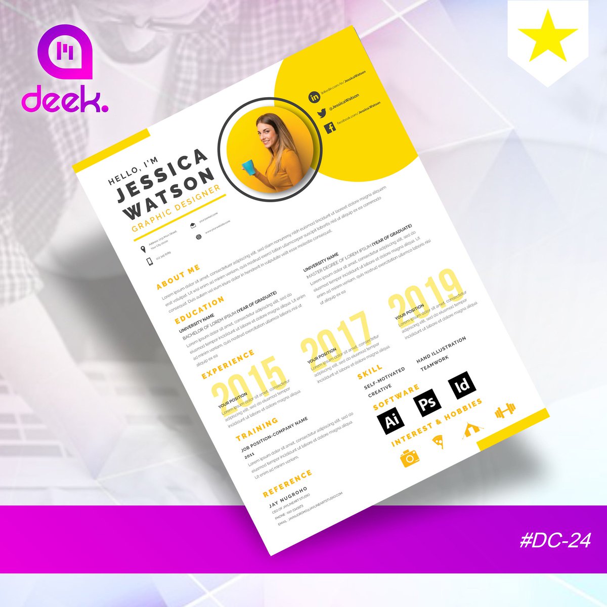 deekacreative's tweet photo. Beberapa catalog design CV kita. Harga mulai dari 30k ALL IN. Catalog lengkap cek di https://t.co/vHWFc23Aa2 #lowongankerja #designcv #malamminggu #LoveStory #BiroJomblo #birokerja https://t.co/6JxhLTSDzt