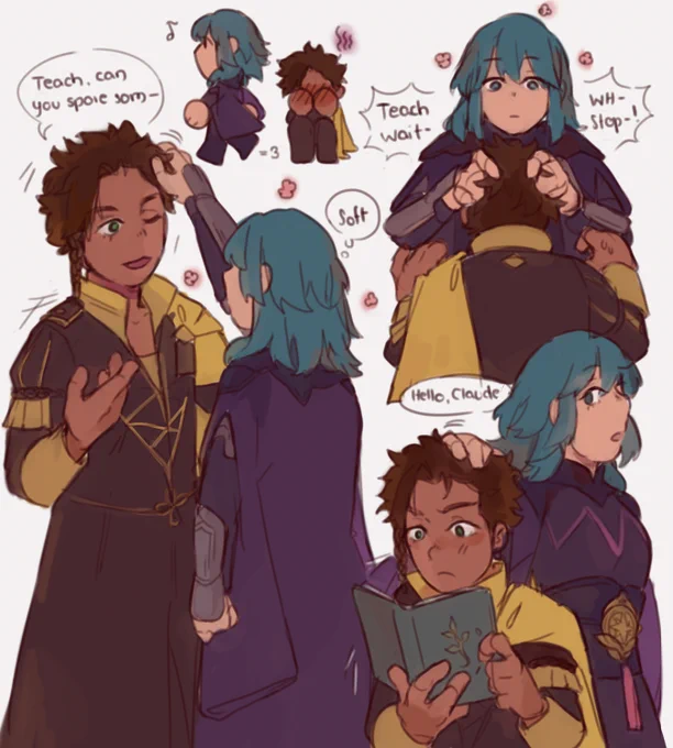 head pats??
#FireEmblemThreeHouses #FE3Houses #claudeleth #クロレス 