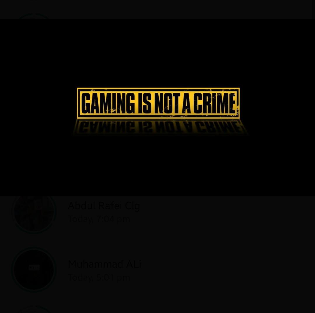 muhammadaliyt's tweet photo. Gaming Is Not A Crime

#UNBANPUBG 
#NOBANPUBG #unbanpubginpakistan https://t.co/t6FwgQO4lq