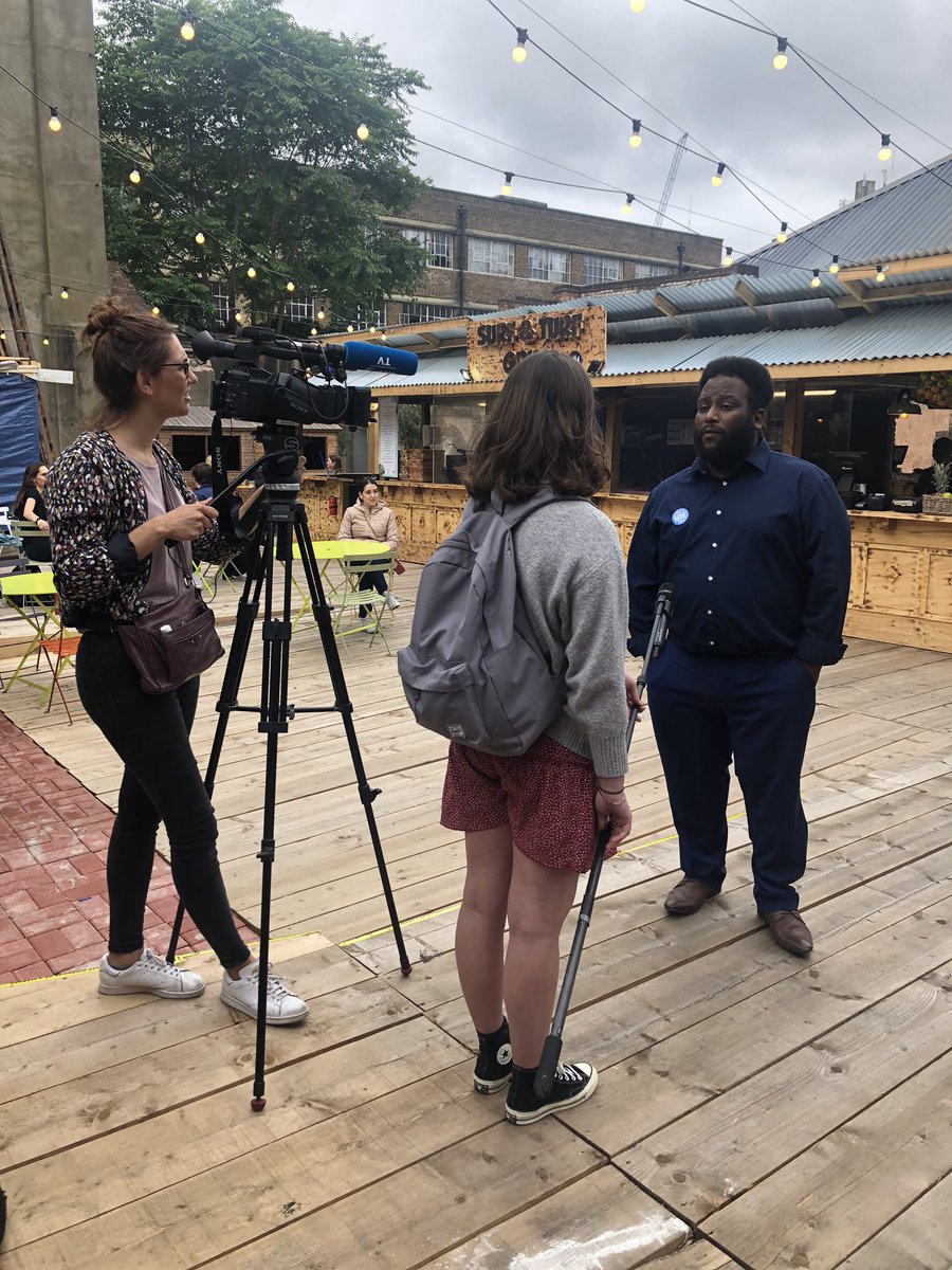 Agence France-Presse is reporting from our Elephant &amp; Castle market about the reopening day of the hospitality businesses 🎥 #londonreopening #londontogether #hospitalityindustry
