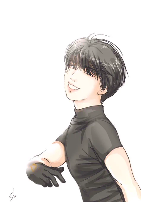 You are the best.

(過去絵手直し再掲??) 