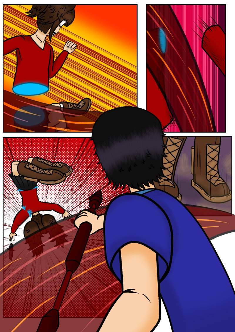 @RobertPoller I'm Reap, and I'm an artist working on a comic called Boss Rush! Watch as Jack and co. engage in deadly battles against the evil Blue Eye Organization in order to save the country!
https://t.co/7d1C5bPNQK - Read now!/My other art!
@Hermione_Mynie @pawcanada_art @CoyoteParia