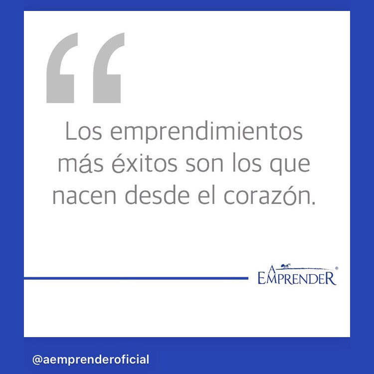 AEmprenderInt's tweet image. 💙