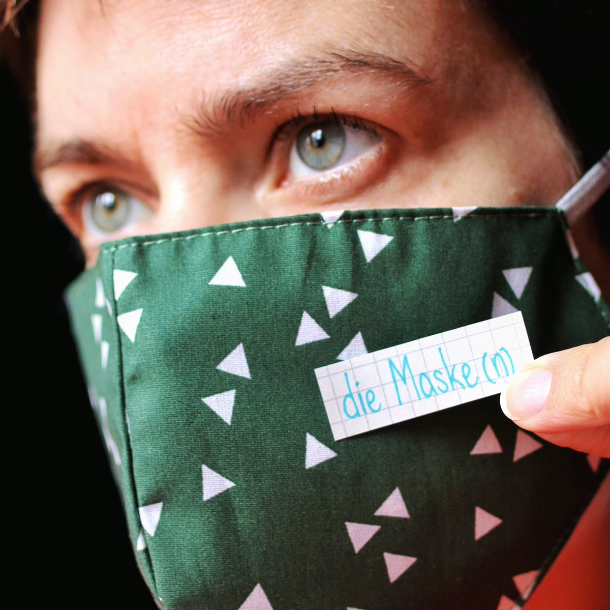 A mask for every occasion. 
der Mundschutz - mask, specifically covering the mouth 
die Maske - mask