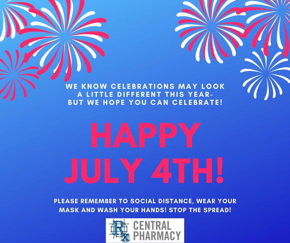 centralrxnc's tweet photo. Have fun, stay safe! Tell us what fun things you have planned to do this weekend. 🌊💥🍉🌭🍦 https://t.co/TPTnqiB9ih