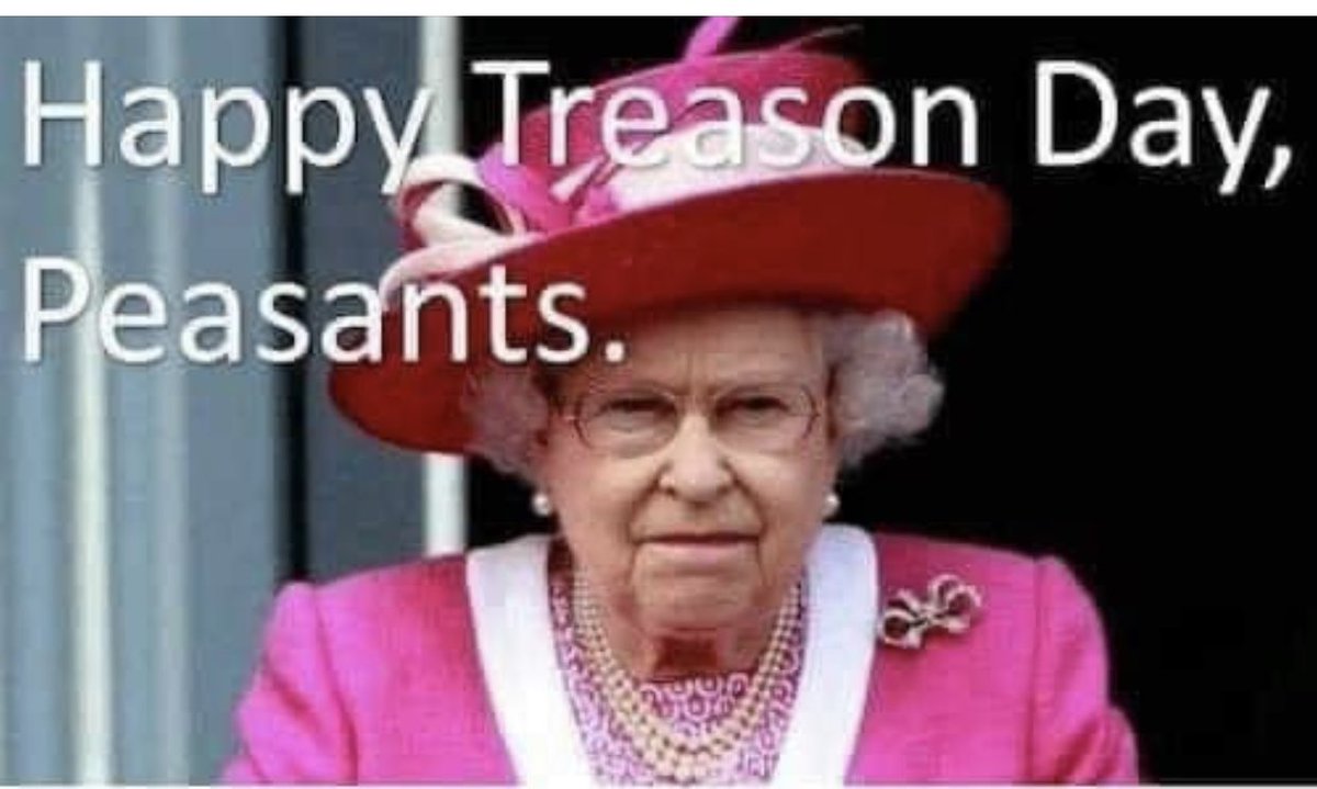 SHistorians's tweet photo. One of my friends from the UK sent me this to help me celebrate the 4th of July. 

Tooooooo funny!!! 

#NonGolfHistory https://t.co/pNeu7SoQND