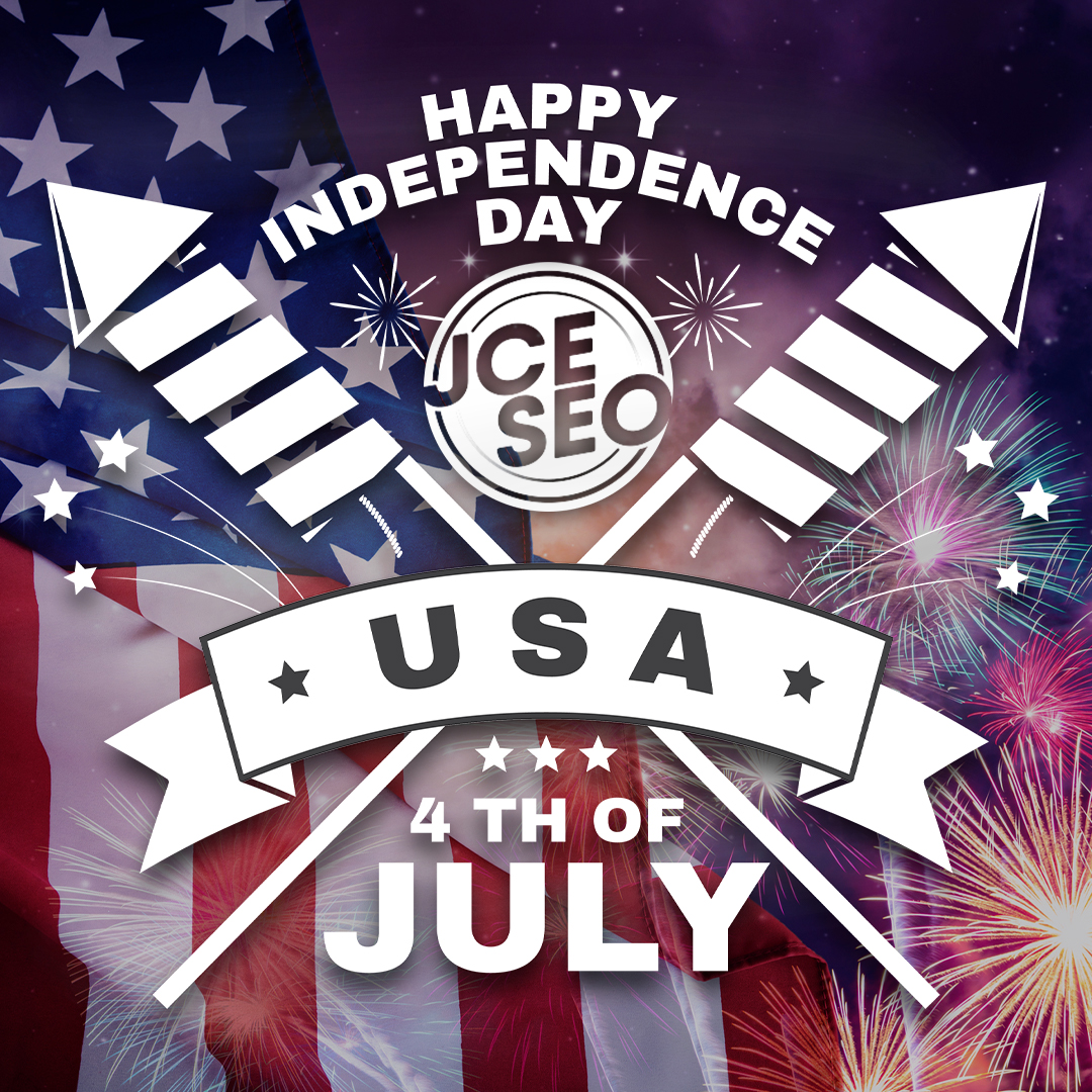 JCESEOExpert's tweet photo. Happy 4th of July 🇺🇸from JCE SEO! 🎇🎆
#July4th #JCESEO
https://t.co/V7X9jXD1Ob https://t.co/iIIeNgX74B