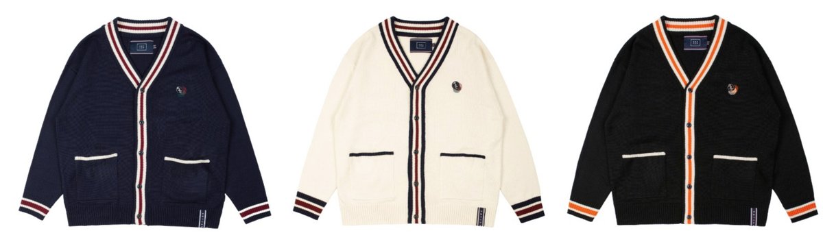 [ROMANTIC CROWN]★MIXED KNIT CARDIGAN MIXED KNIT CARDIGAN_OATMEAL - ROMANTIC CROWN | 60% - Asian