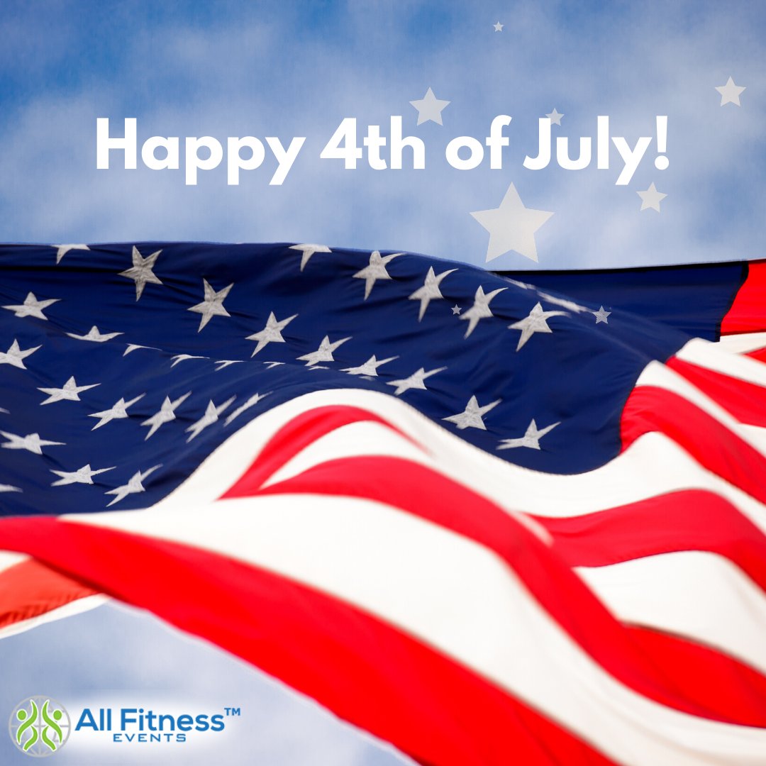 AllFitEvents's tweet image. Happy 4th of July, everyone! Have fun and stay safe! 🇺🇸❤️☀️