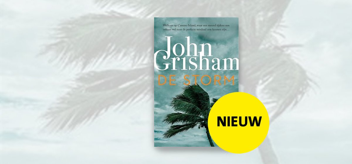 Bruna_nl's tweet image. Op Camino Island vindt een moord plaats tijdens een orkaan, dat een perfecte cover-up zou moeten zijn… je leest dit bloedstollende avontuur nu in de nieuwe thriller van John Grisham: ‘De Storm’: bit.ly/grisham-storm-…  #johngrisham #destorm #nieuwboek