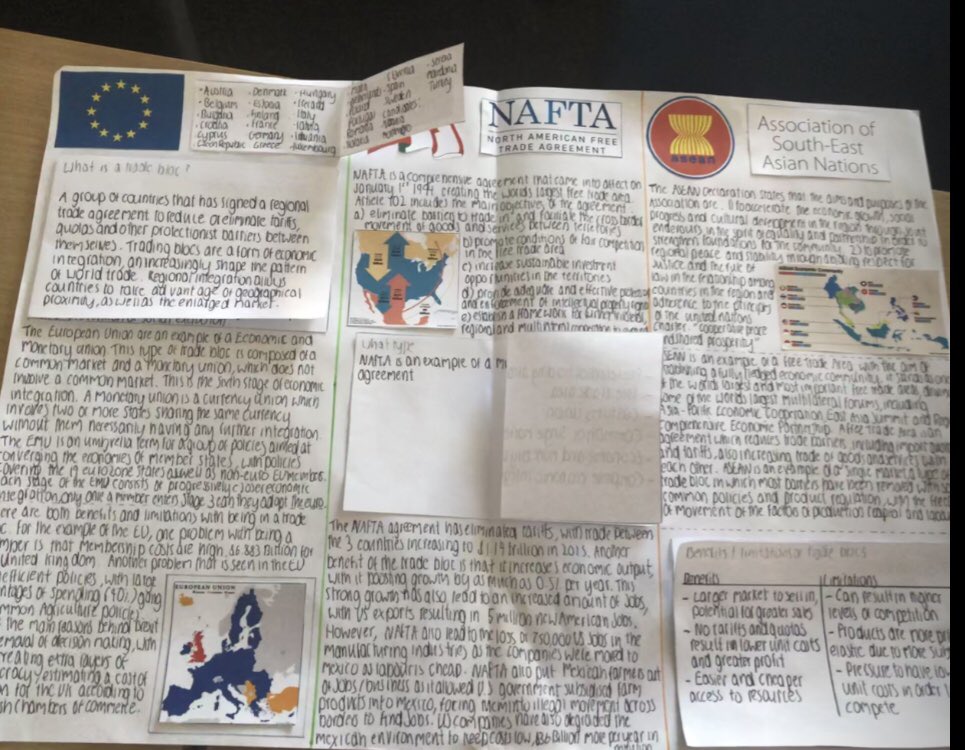 StRobsBusDept's tweet photo. Some examples of great work produced by our students- used as part of the new yr12 taster day video! #proudteacher #businessisbest https://t.co/kGXIBR0Hiu
