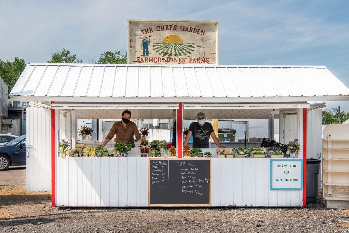 Stop by Farmer Jones Farm Seasonal Market today at <a href="/TheChefsGarden/">The Chef's Garden</a> to say hi to Chef Jamie and Tristan and of course pick up some farm fresh vegetables while you are there!

Open from 10am - 2pm today!