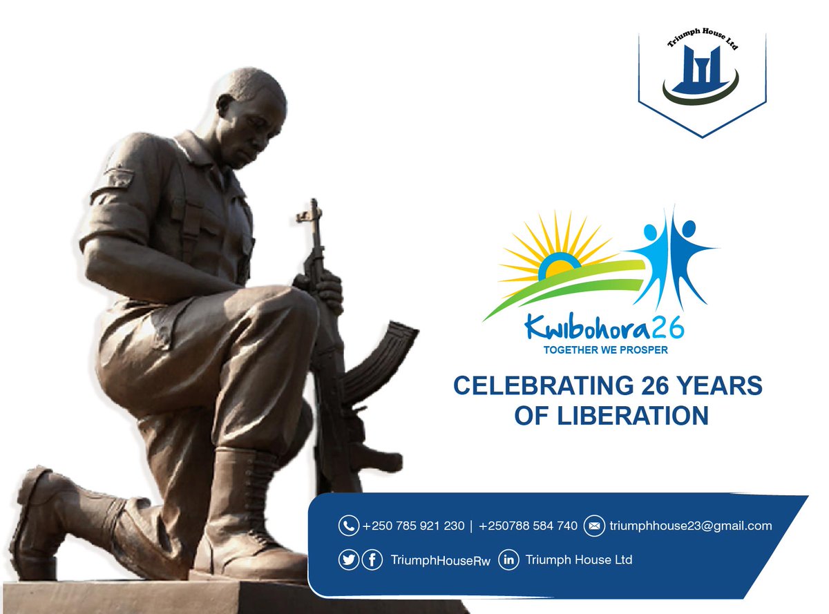 Happy #LiberationDay Rwanda!

#Kwibohora26