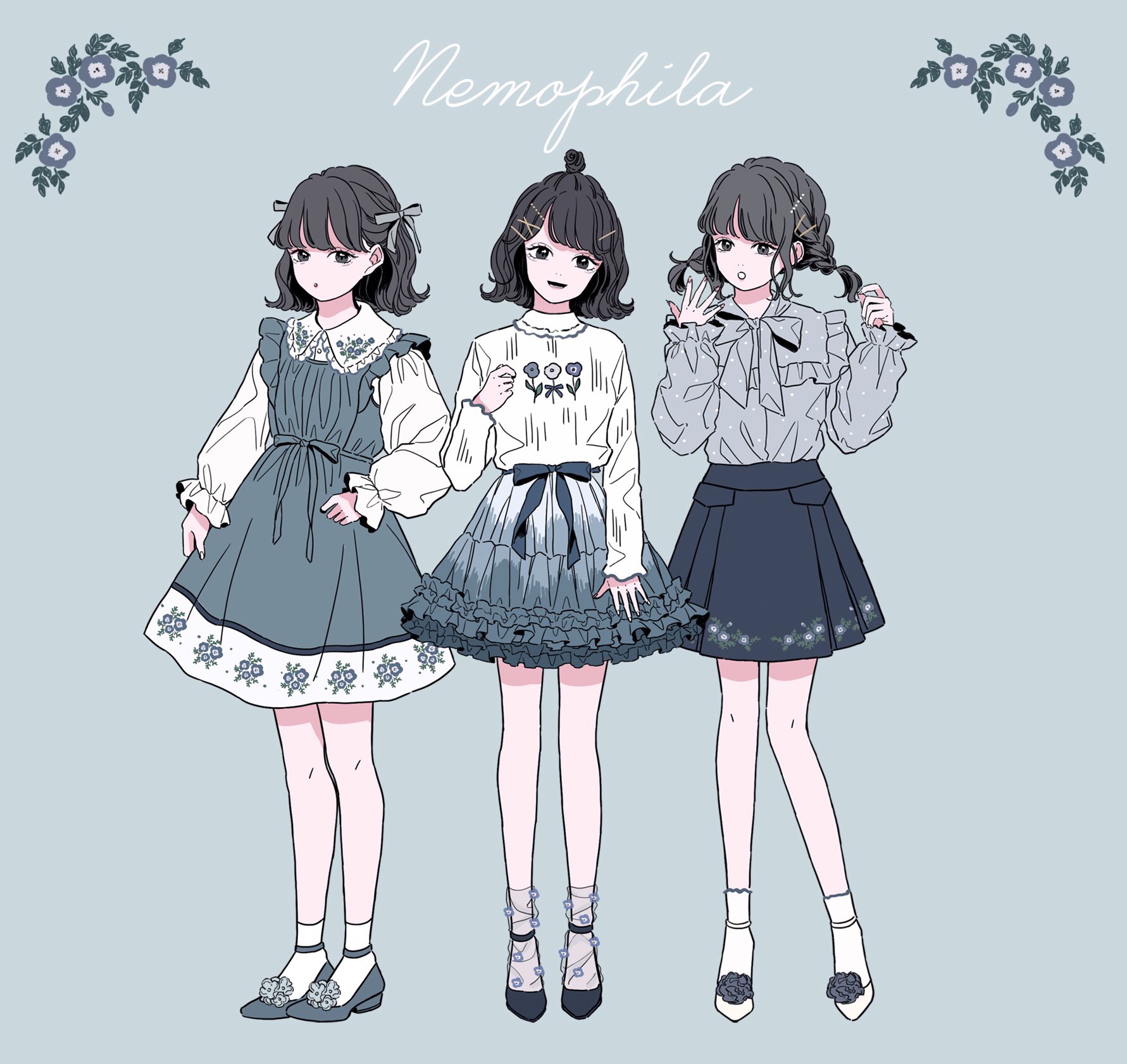 なちこ 花と子供服 つぎは動物モチーフ T Co Ybeleu2yzx Twitter