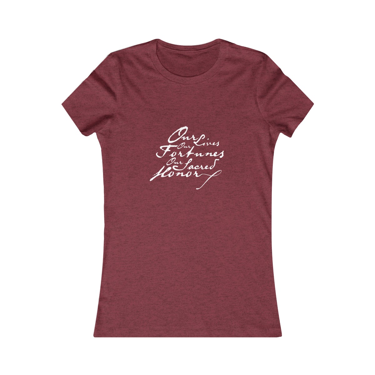 RightTees's tweet photo. "Our Lives, Our Fortunes, Our Sacred Honor."

On this day, in 1776, our Founders made this pledge to each other, and to future generations, as part our Declaration of Independence.

Use promo code 1776 to get $5 off this design. Now thru July 11th.

https://t.co/YzAl1pMTEI https://t.co/EuytfMDuPO