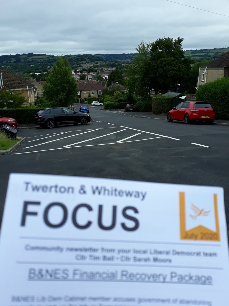 sarahm_twerton's tweet photo. Really lovely morning out delivering around Innox Road this morning with @timothyball and good to see the improved road surface in this area #libdemsdelivering https://t.co/hJgF9JbLCW
