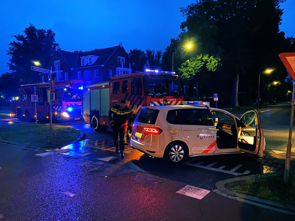 Melding brandweer Bleek Harderwijk