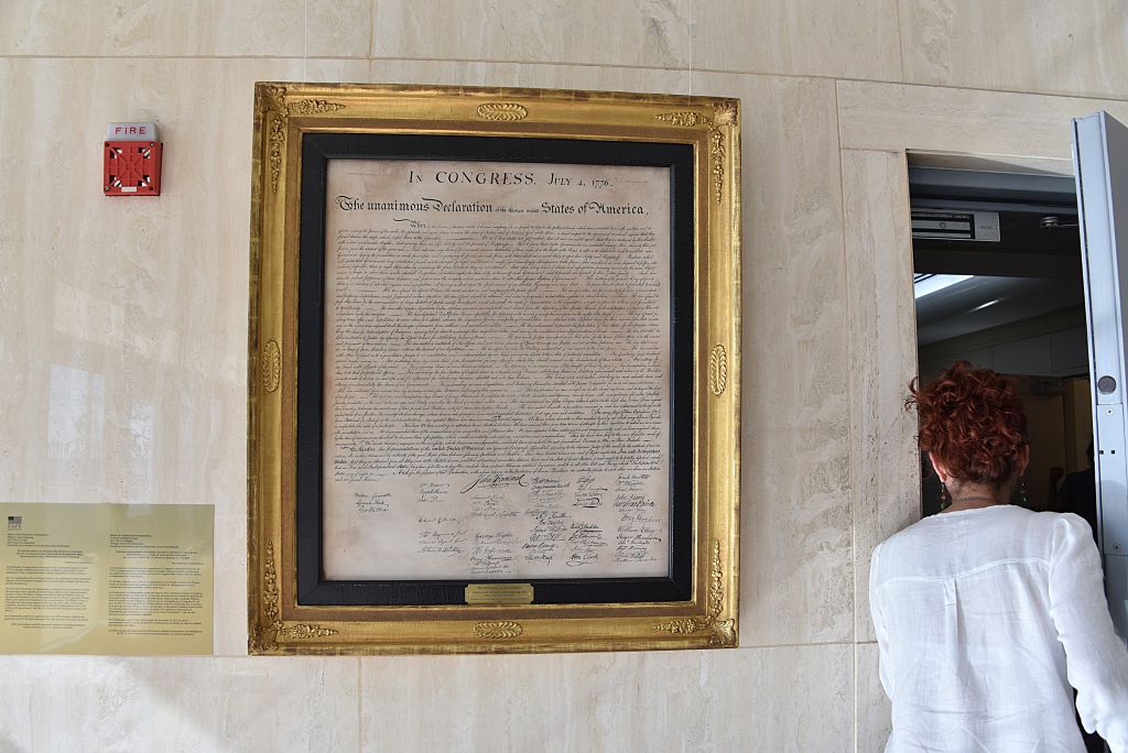We just celebrate the Declaration’s preamble. Actually, not even the entire preamble. Just part of the second paragraph about truths the founders held to be self-evident:Human equalityDivine endowmentsLife, liberty & the pursuit of happiness  http://bloom.bg/3gpKpW3&nbsp;