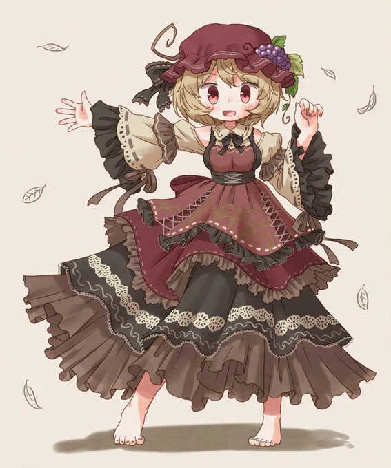 穣子ちゃん #東方 #秋穣子 https://t.co/oUvtaw8Bqs 