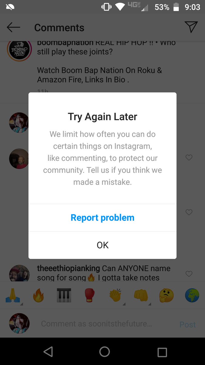 SoonItsTheFutu1's tweet photo. Damn @instagram doesn't want me to succeed!!! Not sure why they are policing my comments!! At least tell me what I'm doing wrong before you try to crush me! Why even be on it if they are acting like communists? My IG is @soonitsthefuture #instagram #censorship https://t.co/q98Mi861wM