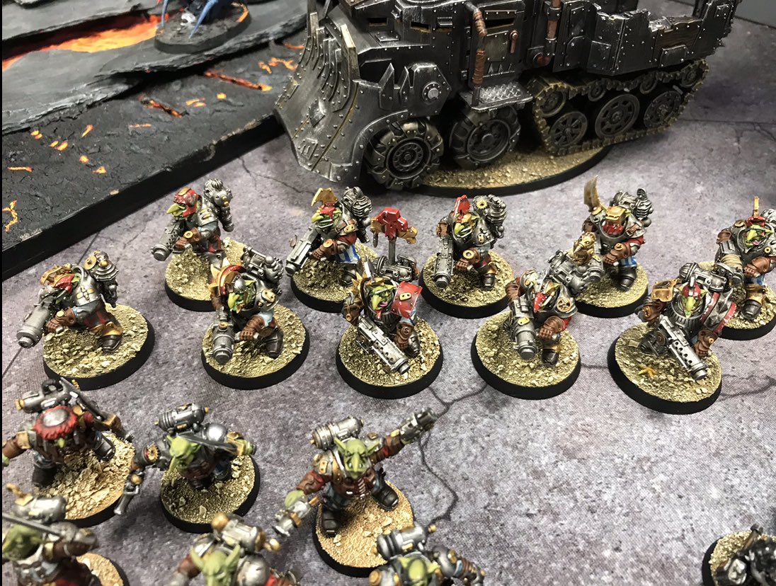 For my very first  @Realms_at_War event I rocked up with my Kadgetzan Overlords!