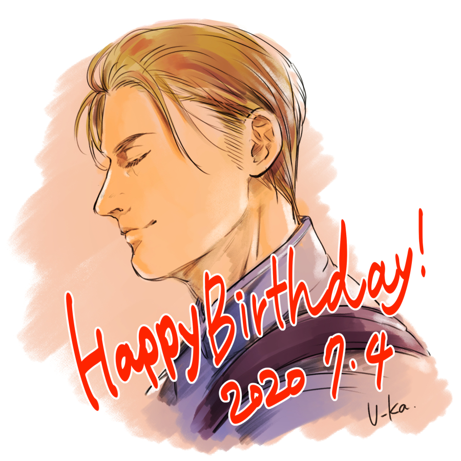 七海建人 「おめでと～～～!
#HappyBirthdaySteveRogers 」|U佳のイラスト