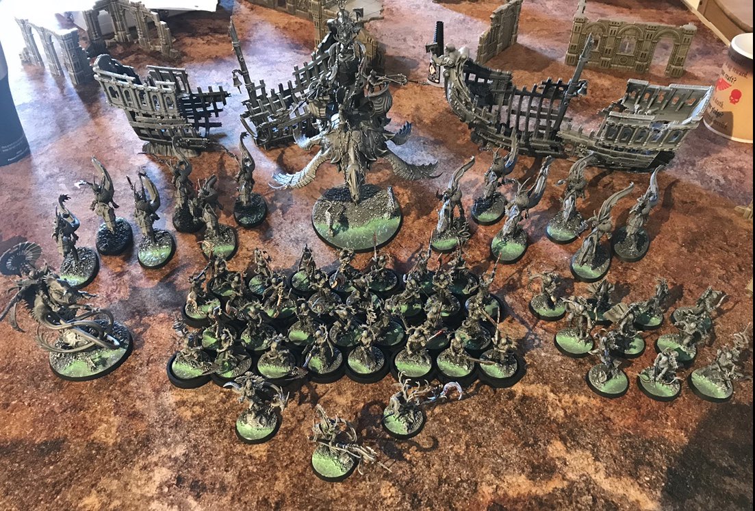 Then it was a foray into Deepkin with my ‘concept army’ which was painted to engage in conversations about the idea. Received a wild mix of positive & negative comments on the army.