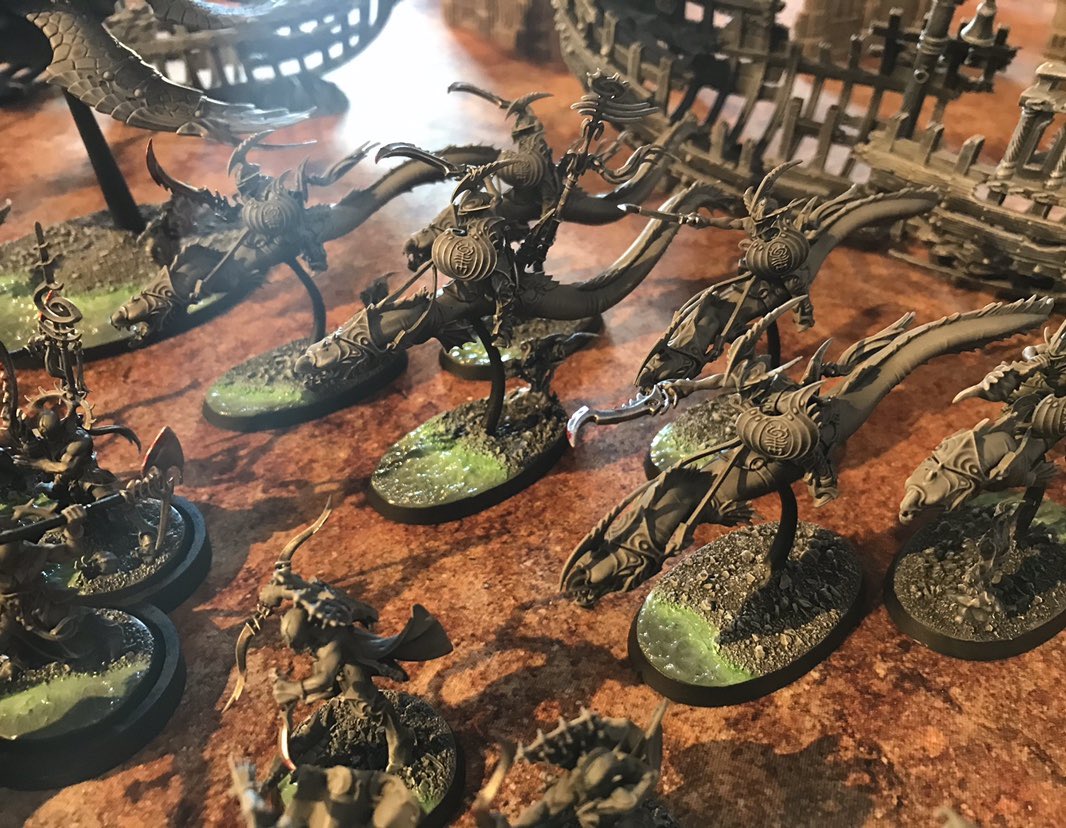 Then it was a foray into Deepkin with my ‘concept army’ which was painted to engage in conversations about the idea. Received a wild mix of positive & negative comments on the army.