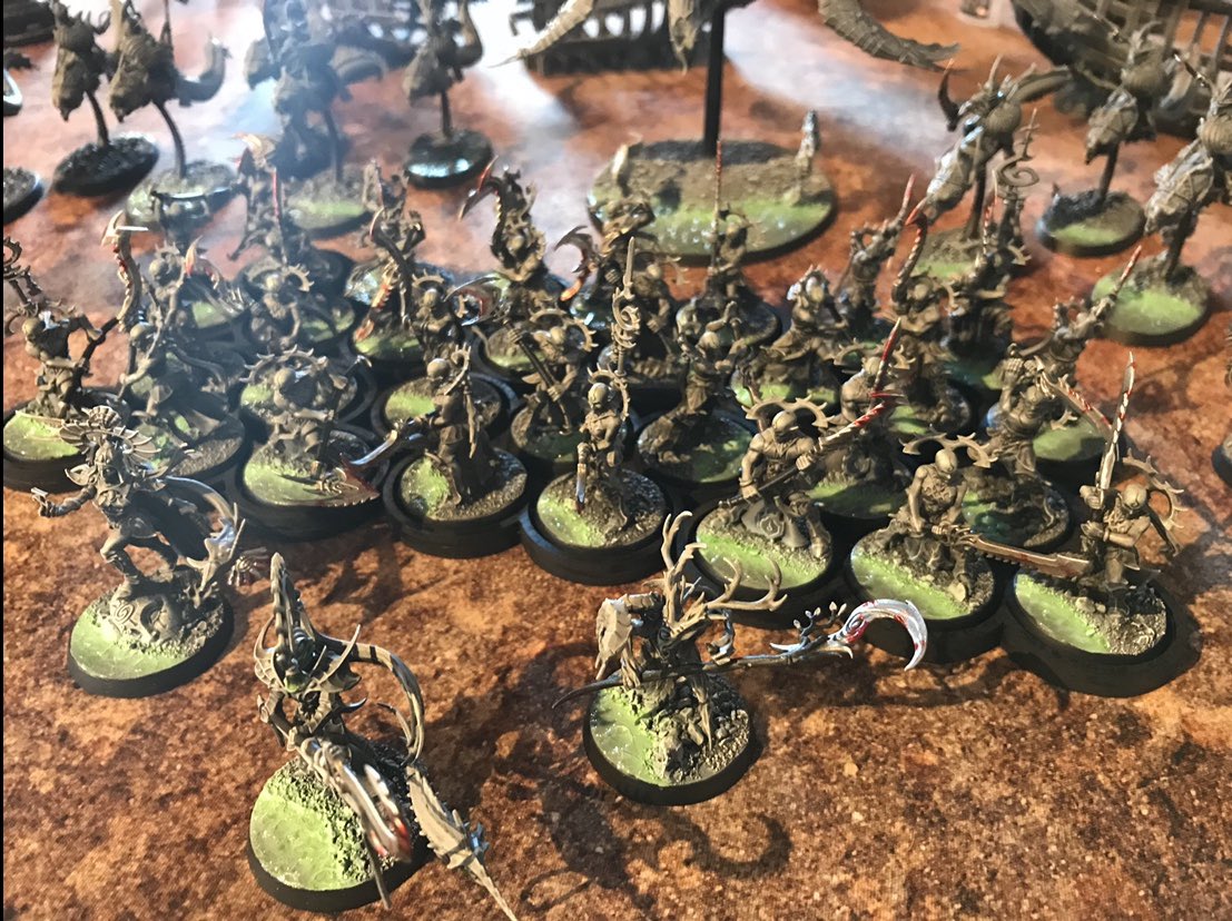 Then it was a foray into Deepkin with my ‘concept army’ which was painted to engage in conversations about the idea. Received a wild mix of positive & negative comments on the army.