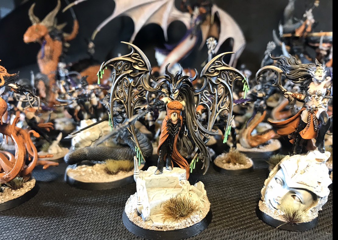 Thanks to a  @Gmac2610 ‘There Can Only be One’ campaign which encouraged highlander list building I ended up with my Cult of Set Dok army.