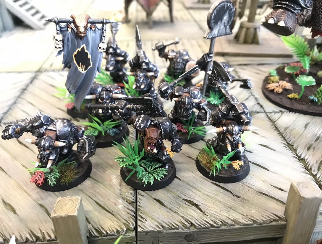 Last years  @Realms_at_War inspired me to complete my Black Rock Clan Ironjawz army. I need to play more games with this army!