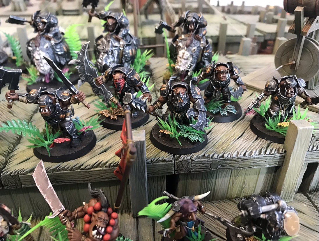 Last years  @Realms_at_War inspired me to complete my Black Rock Clan Ironjawz army. I need to play more games with this army!