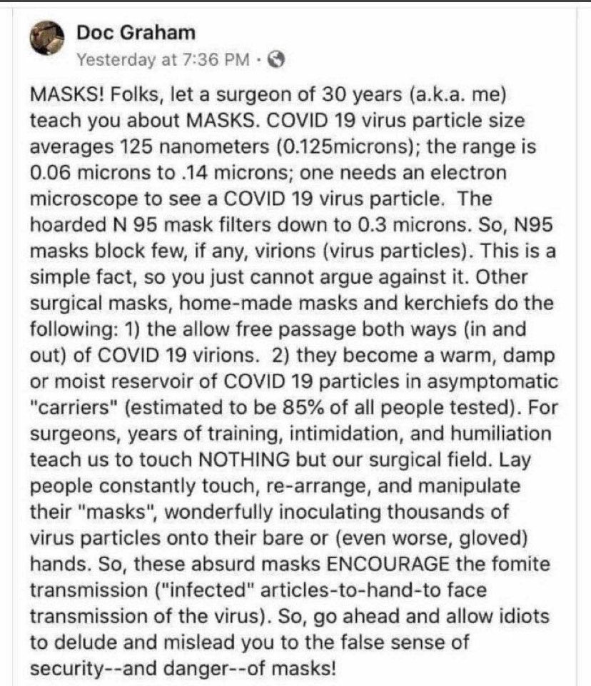 juneskye111's tweet photo. @dma4him @NwoArchive It’s clear doctors have different opinions about masks. I choose to listen to the professionals and experts who value science AND individual sovereignty. #QuestionEverything #nomoremindcontrol https://t.co/lIsJryE1Hs