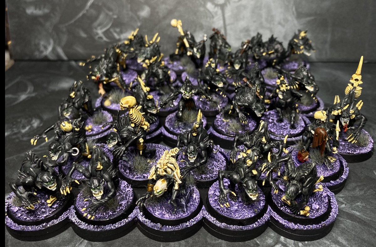 One of my favourite armies to play (dead in the water now though) was my Feast Day build FEC army - could reimagine it as Blisterskin now.